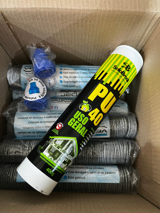 KIT  500 pecas +  02 PU40 + 1 bico injetor