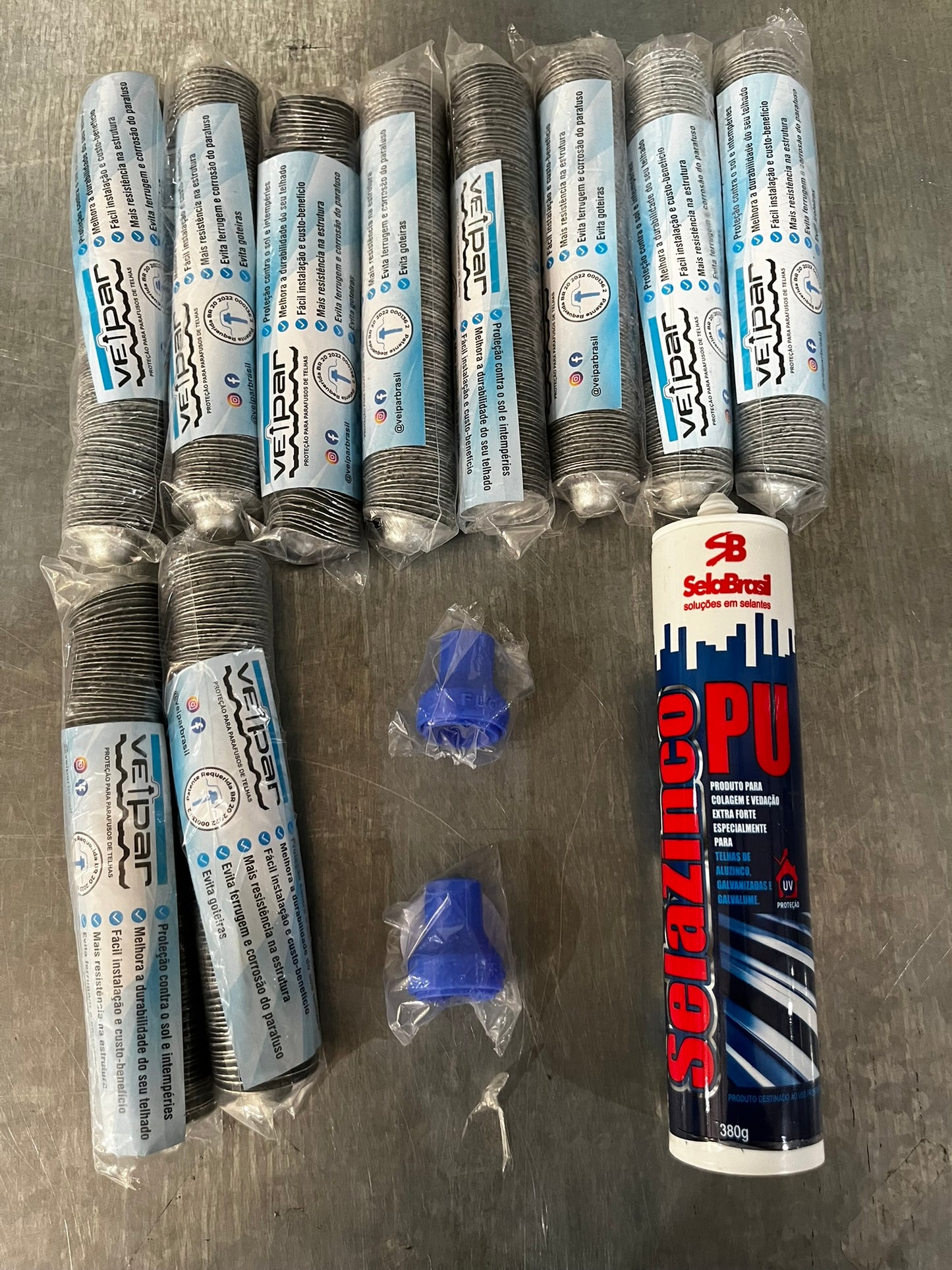 KIT   1000 pecas + 04 PU Selazinco + 02 bico injetor