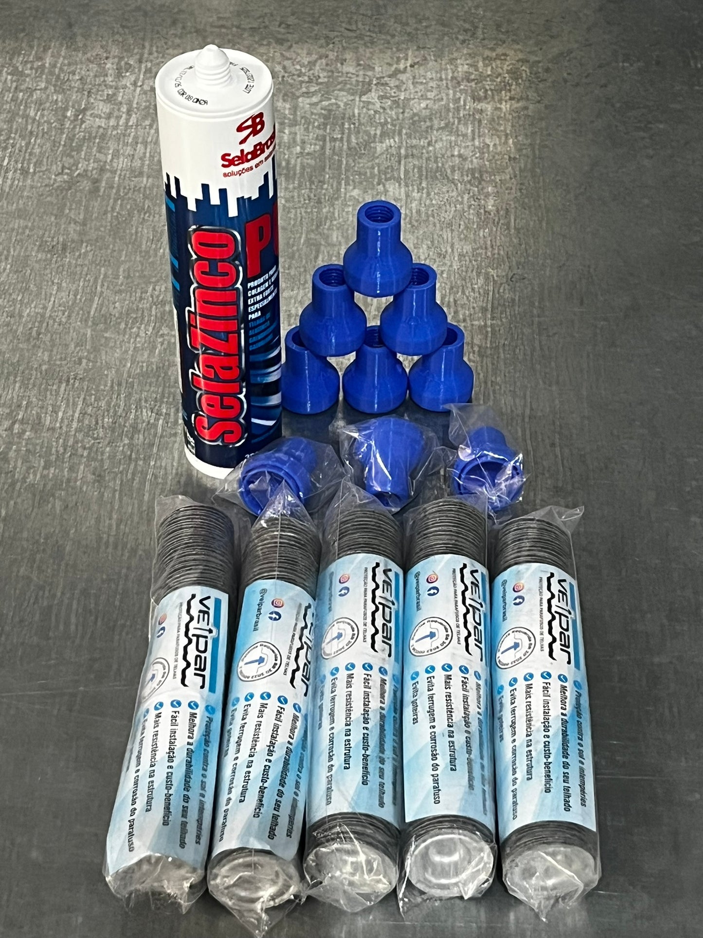 KIT  500 pecas +  02 PU Selazinco + 1 bico injetor: