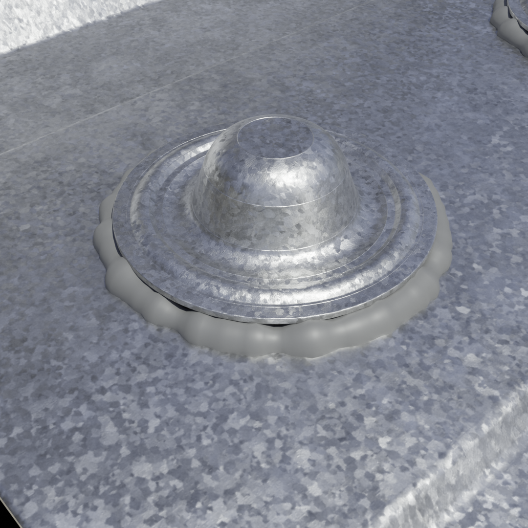 PROTETOR DE PARAFUSO DE TELHA - 2500 Peças