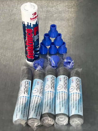 KIT  500 pecas +  02 PU Selazinco + 1 bico injetor: